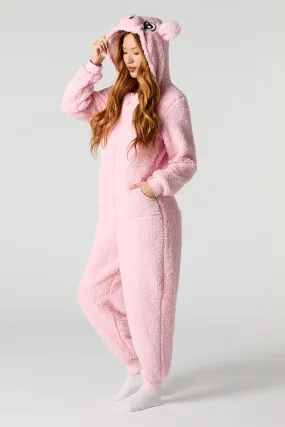 3D Pig Sherpa Onesie