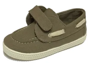 52301 Khaki canvas top sider