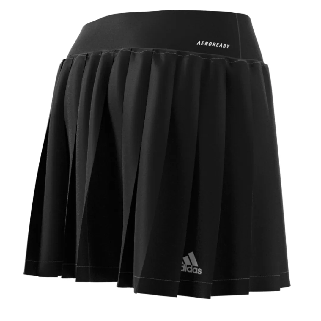 Adidas Women Club Pleated Skirt - Black/White