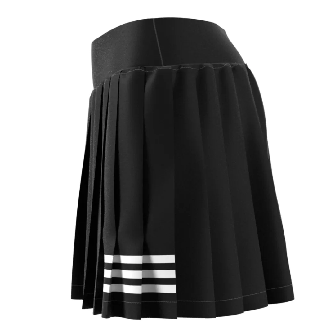 Adidas Women Club Pleated Skirt - Black/White