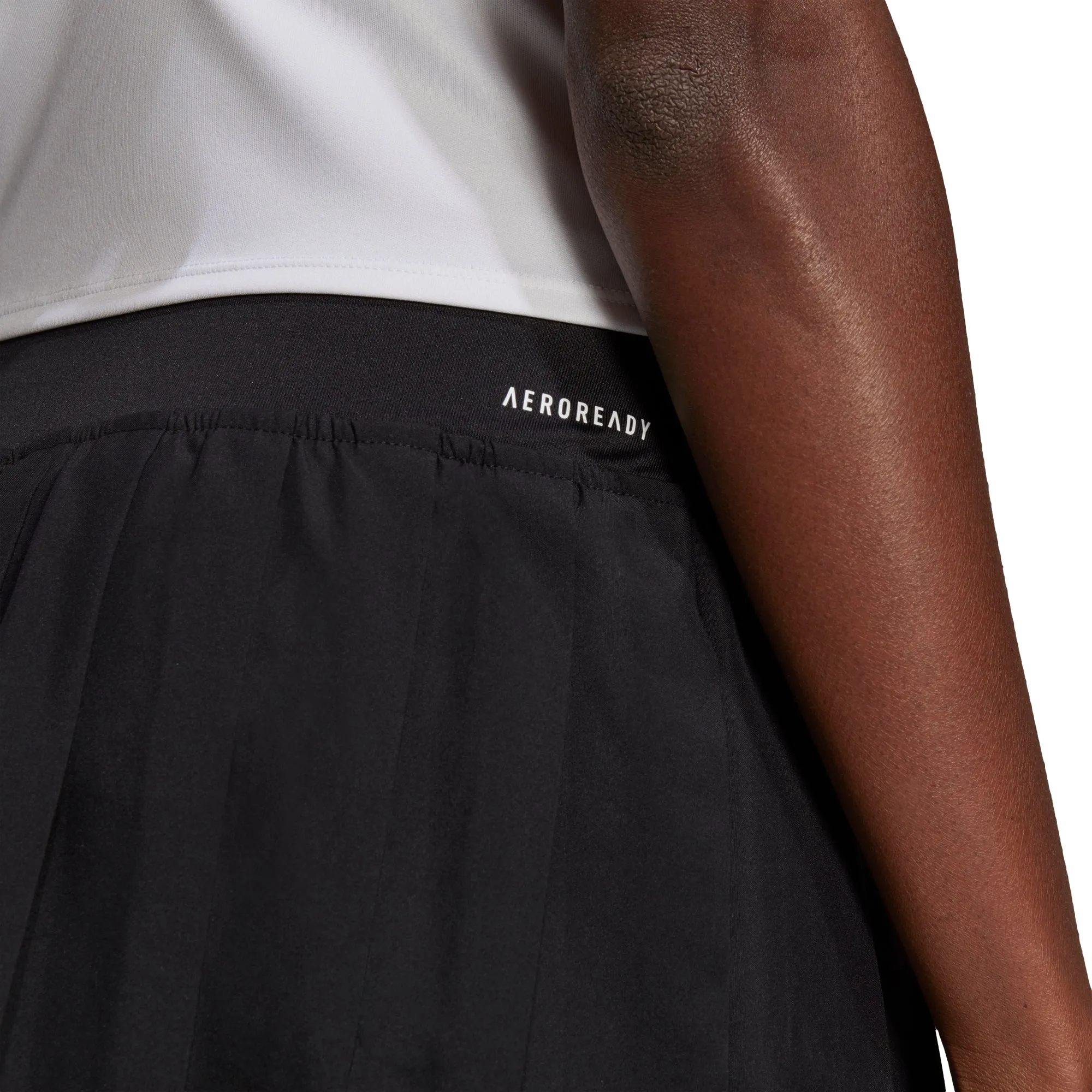 Adidas Women Club Pleated Skirt - Black/White