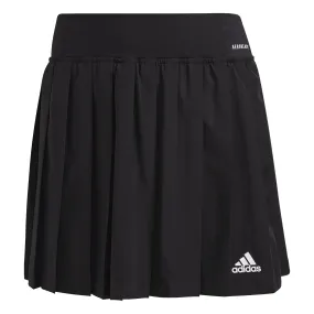 Adidas Women Club Pleated Skirt - Black/White