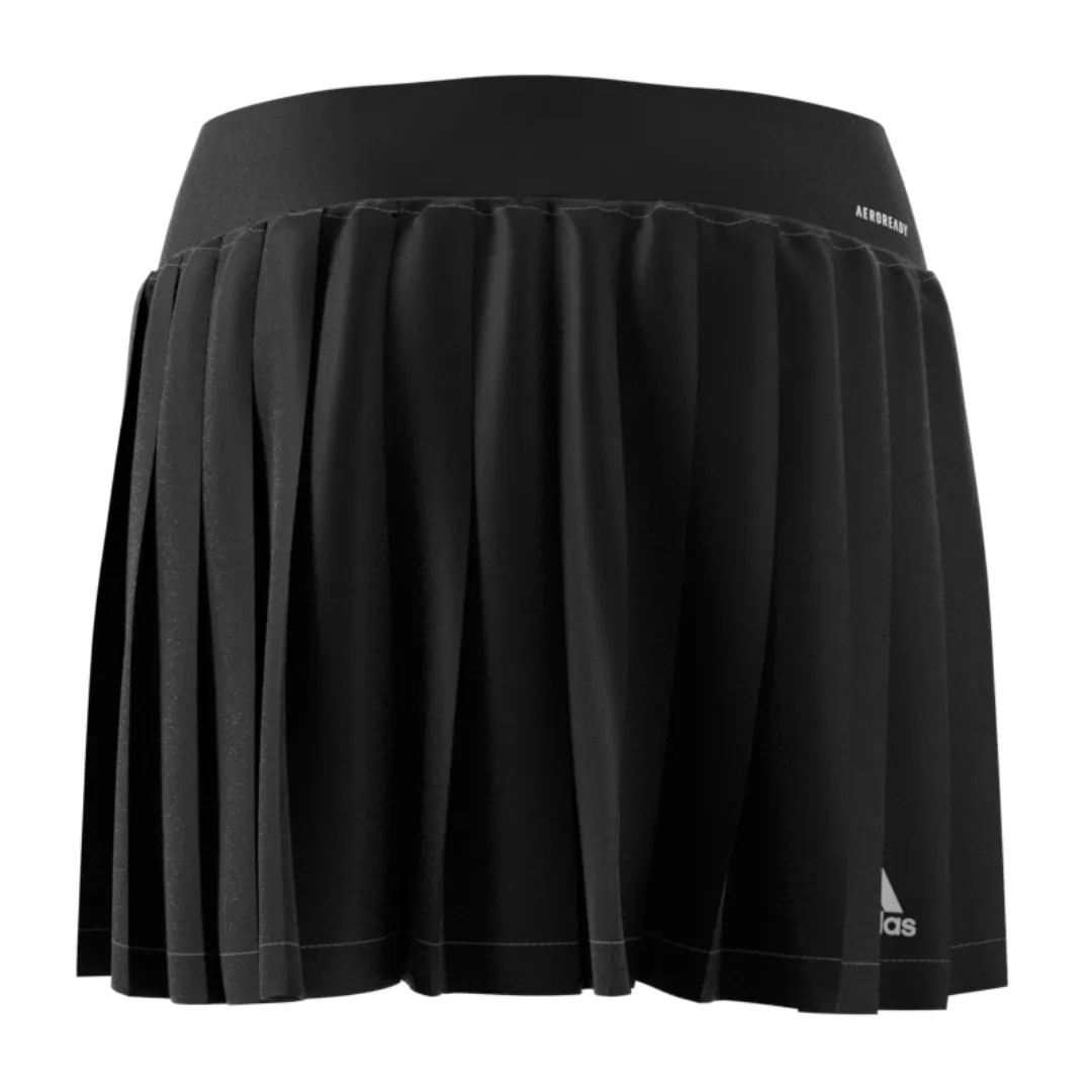 Adidas Women Club Pleated Skirt - Black/White