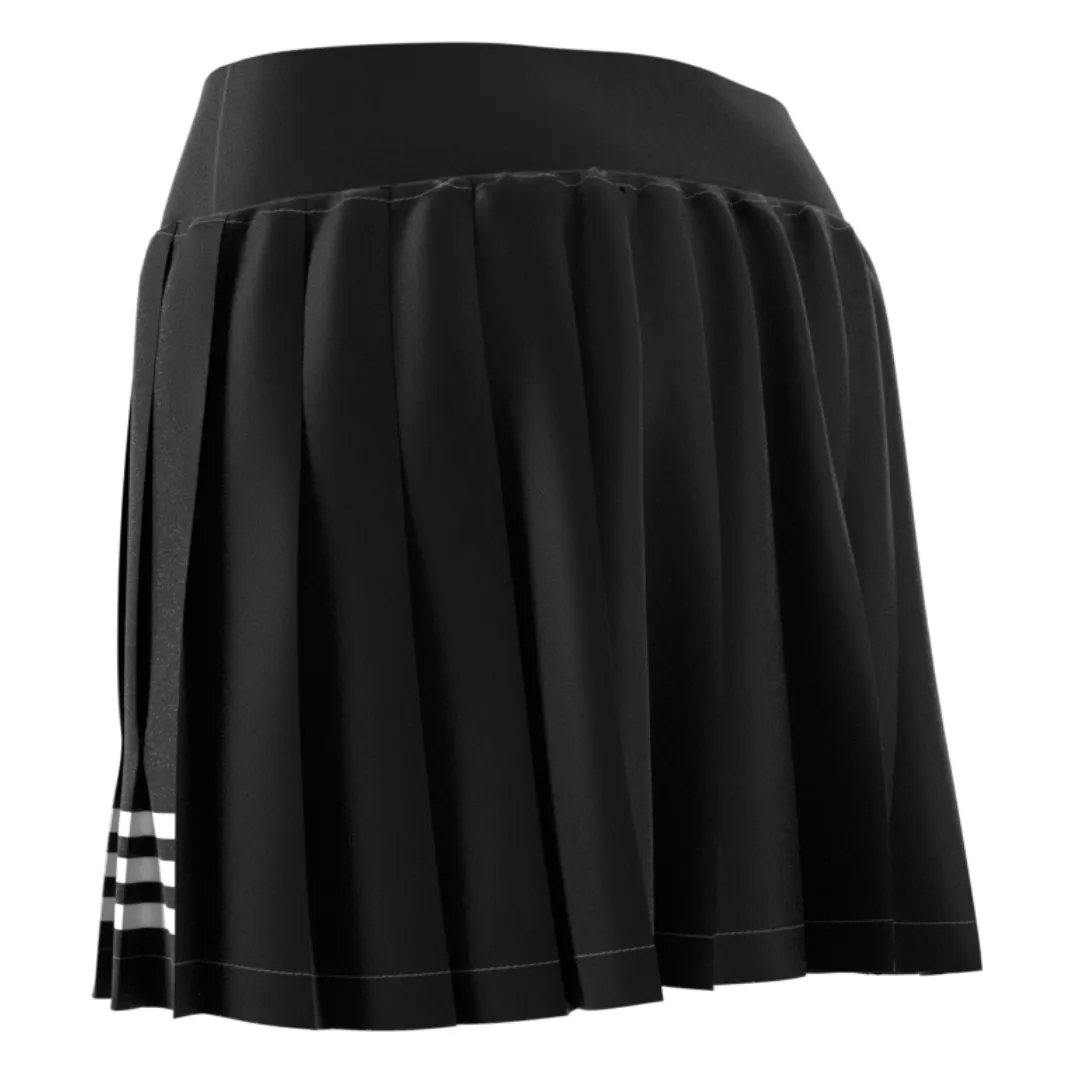 Adidas Women Club Pleated Skirt - Black/White