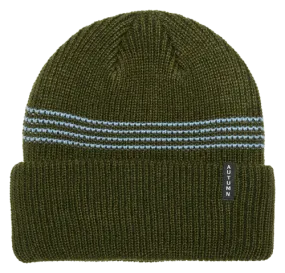 AUTUMN Mini Stripe Beanie Army Green