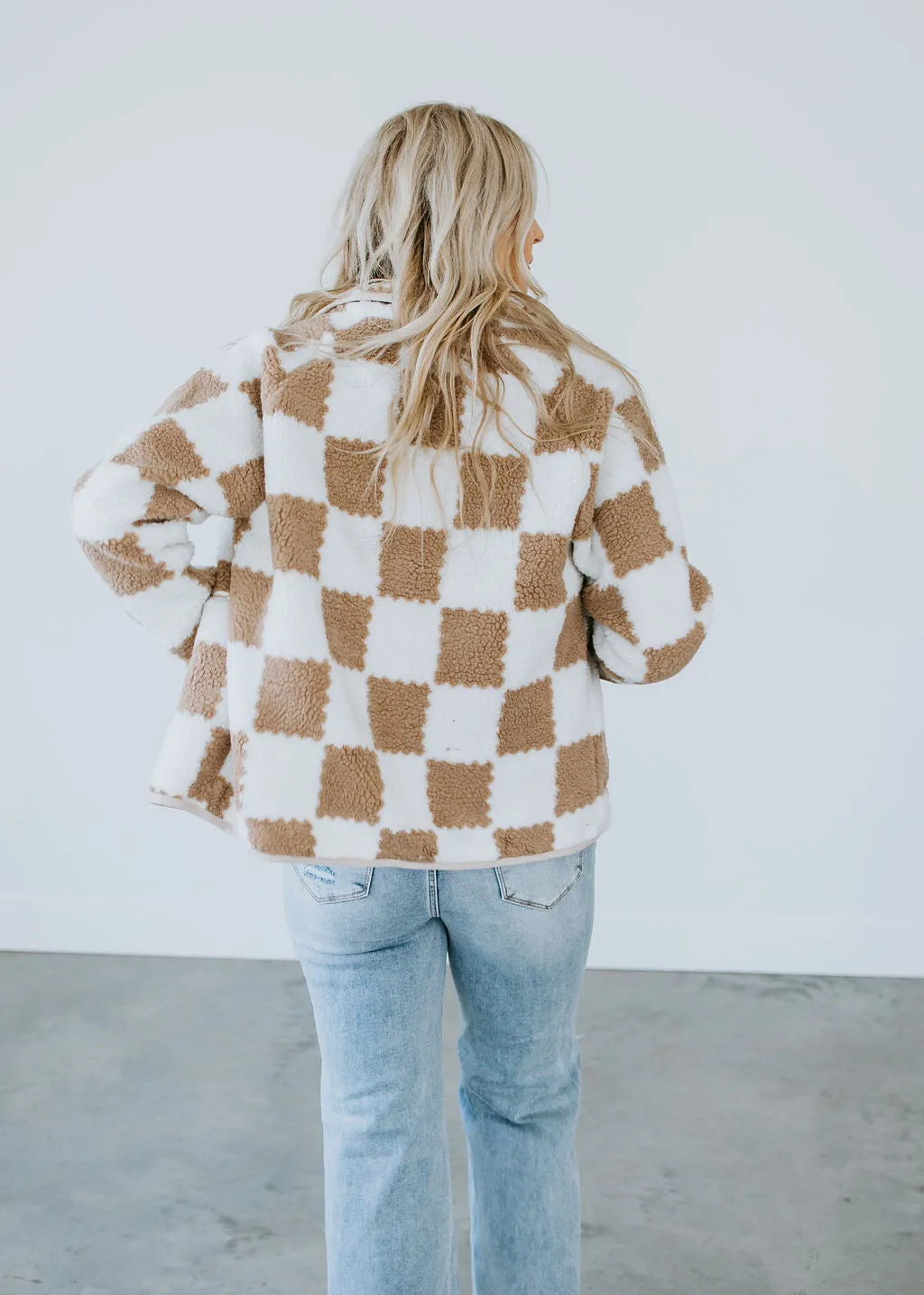 Beck Checkered Sherpa Shacket