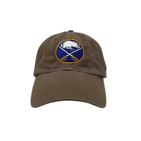 BFLO Buffalo Sabres Khaki Adjustable Hat