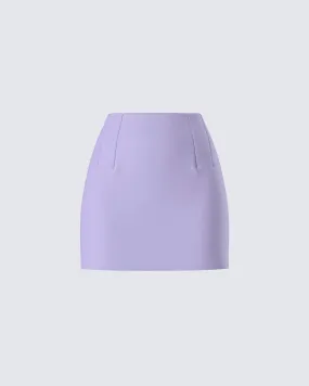 Branca Lavender Mini Skirt