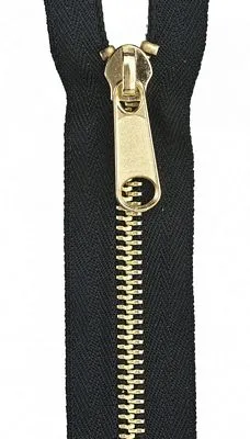 Brass Separating Zipper 22"