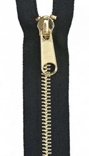 Brass Separating Zipper 22"