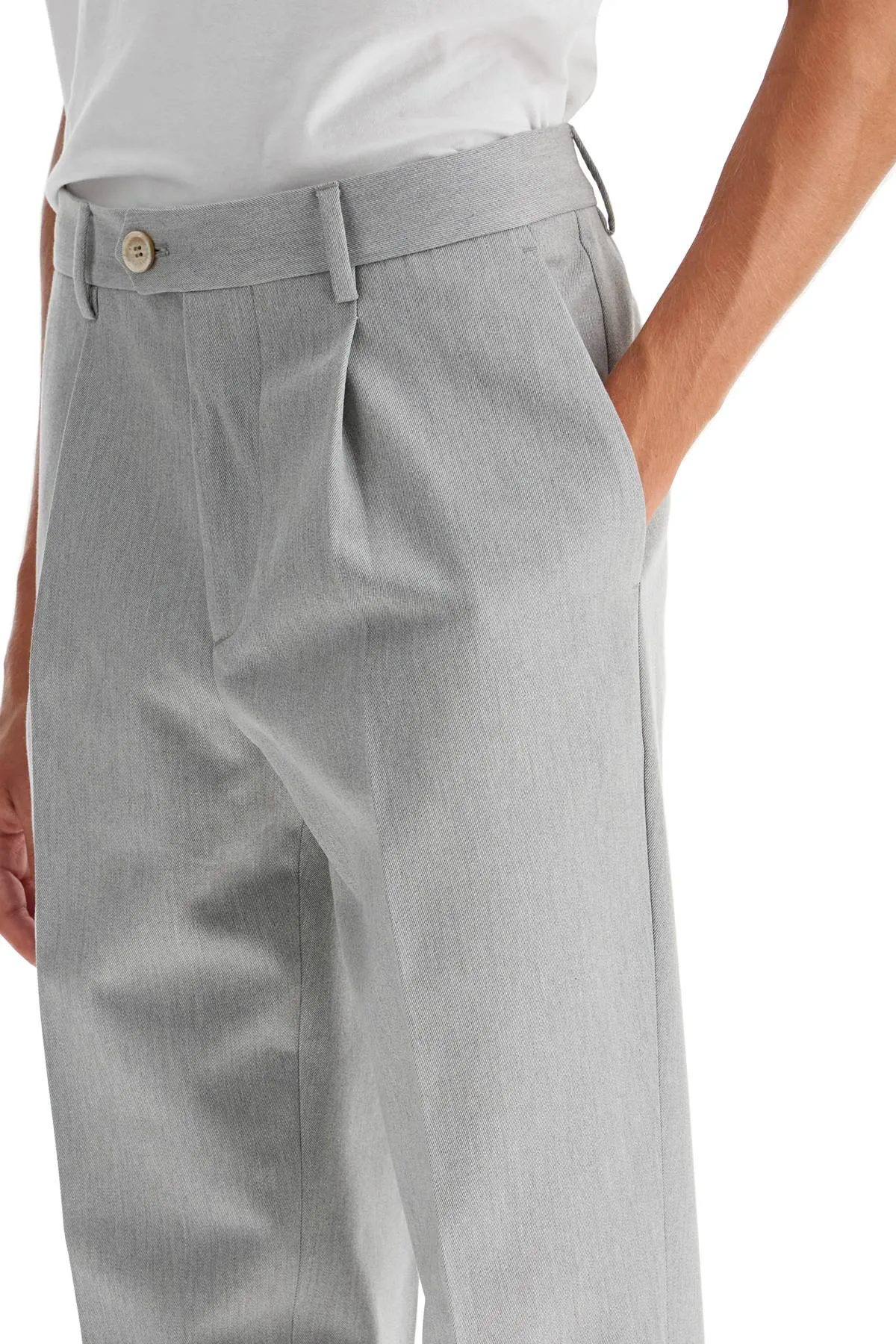 BRUNELLO CUCINELLI leisure gabardine pants