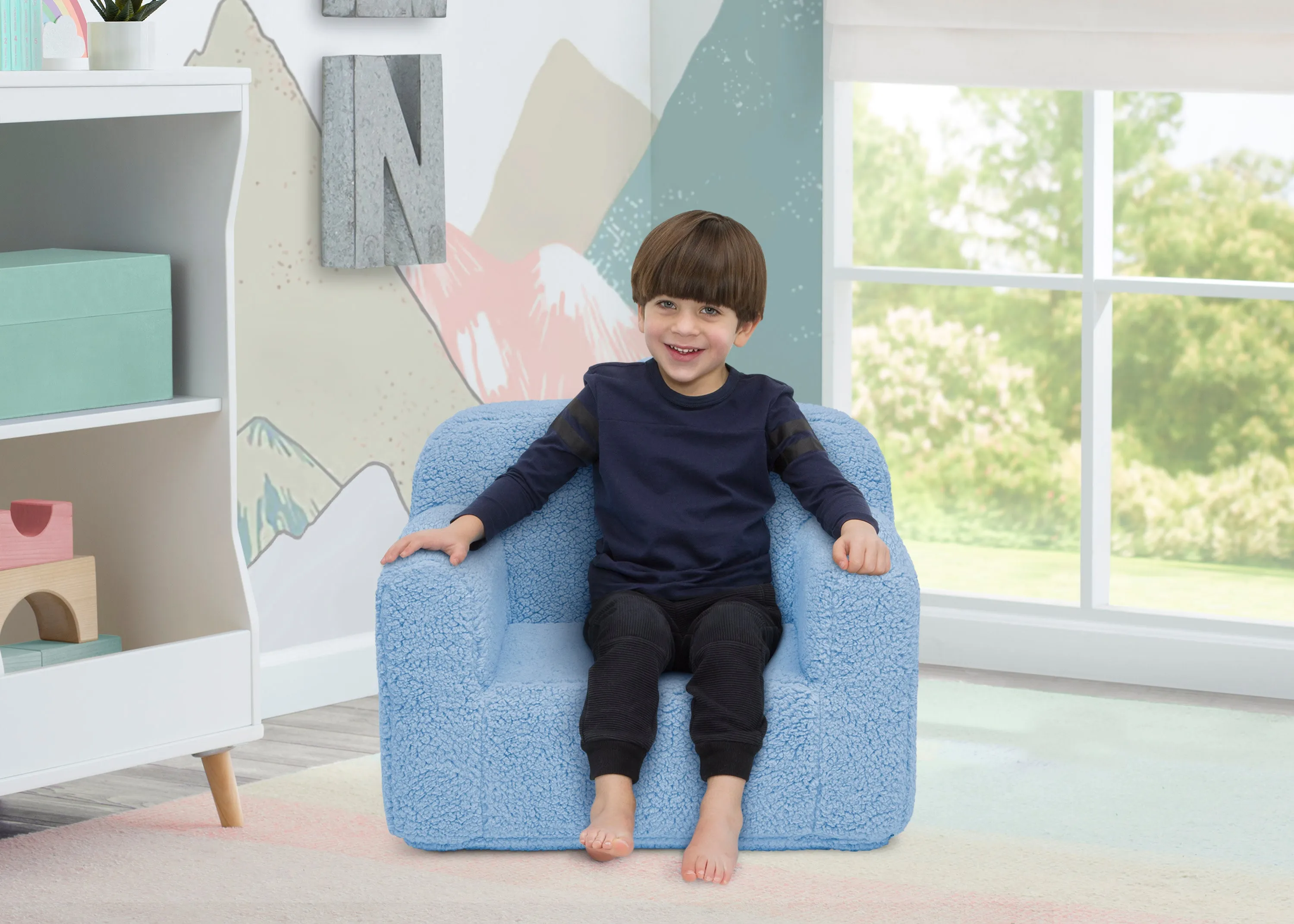 Cozee Sherpa Chair for Kids