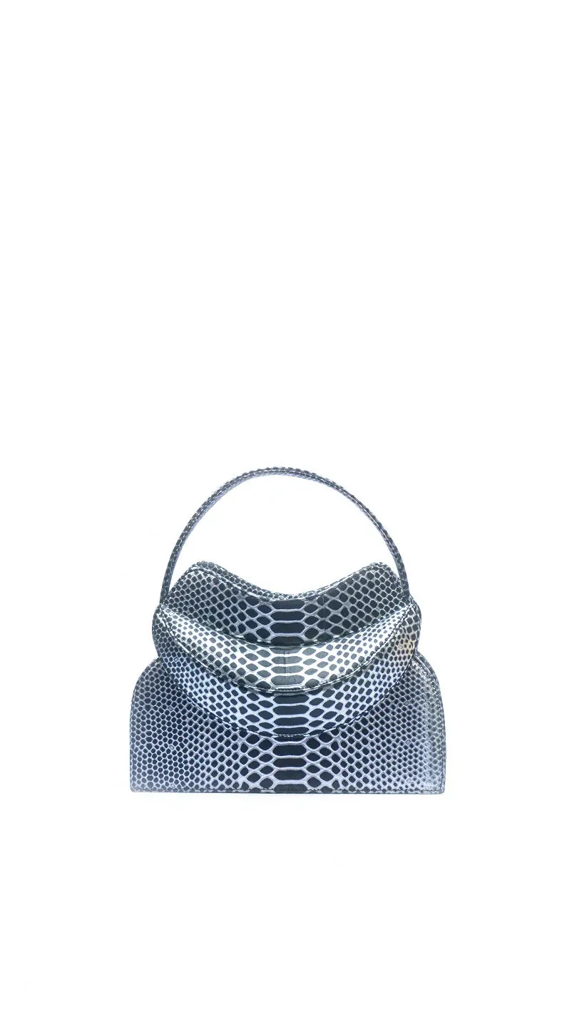 Dada Pedon Luna Midnight Crystal Zipper Mini tote bag