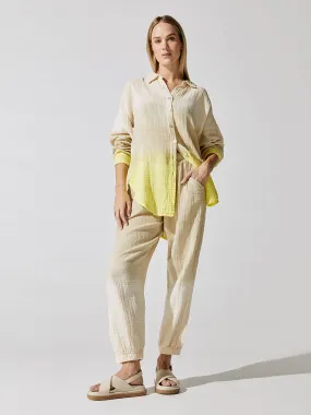 Devon Pant - Sunset (Gauze) - Khaki