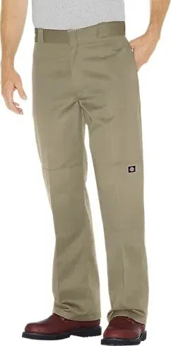 Dickies 85283 Loose Fit Double Knee Multi Use Cell Pocket Work Pants Khaki