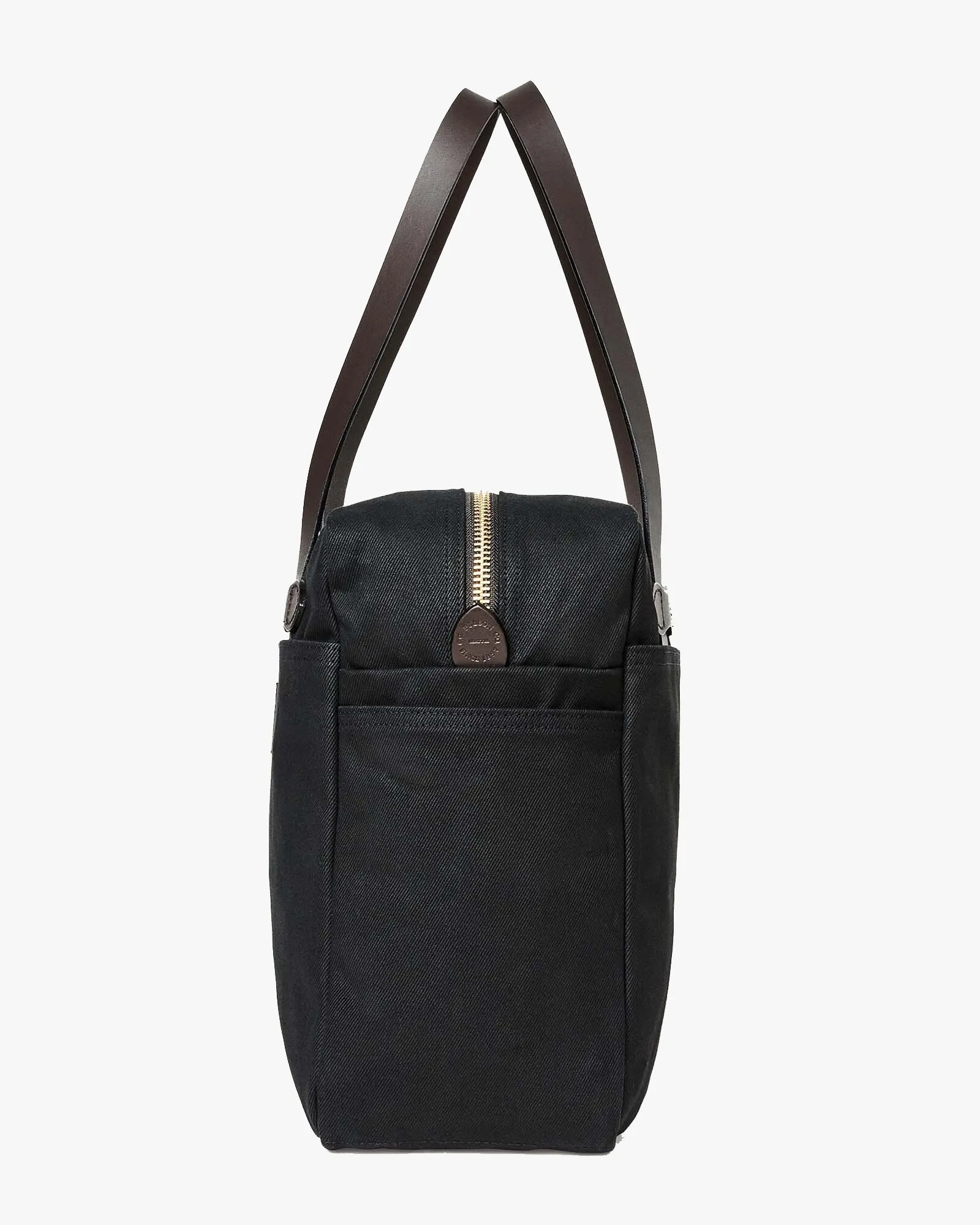 Filson Rugged Twill Tote Bag w/ Zipper - Black