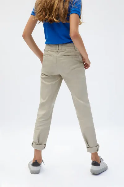 Girl French Toast Pants | Khaki