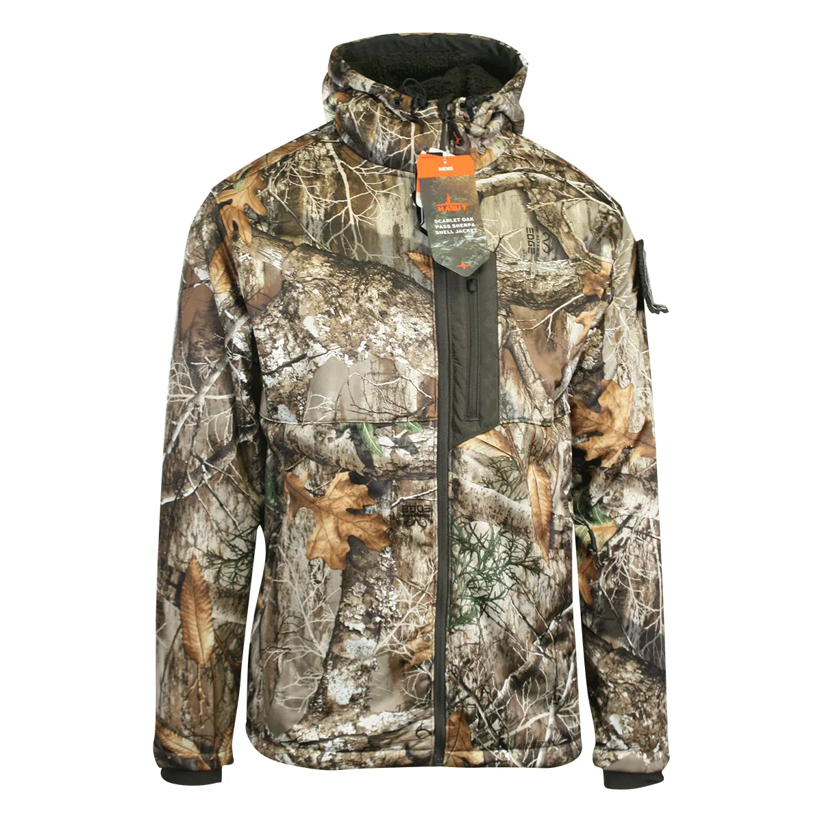 Habit Men's Jacket Realtree Edge Rain-Factor Sherpa Shell (S02)