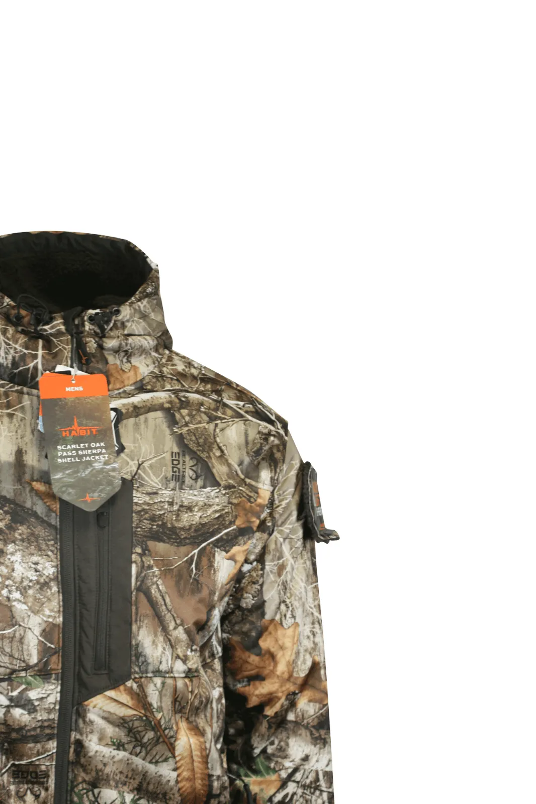 Habit Men's Jacket Realtree Edge Rain-Factor Sherpa Shell (S02)