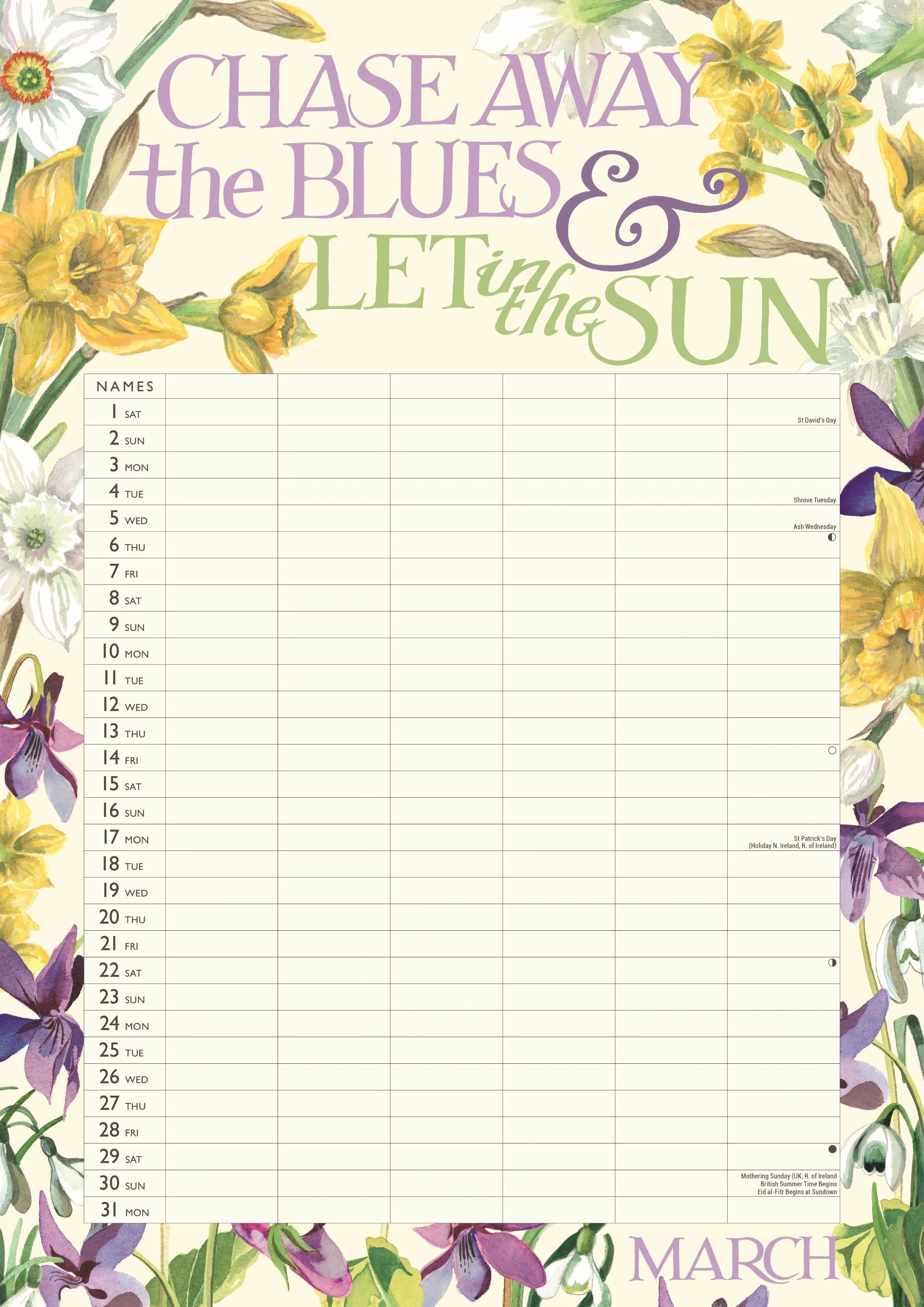 Home Organiser Roses planner 2025