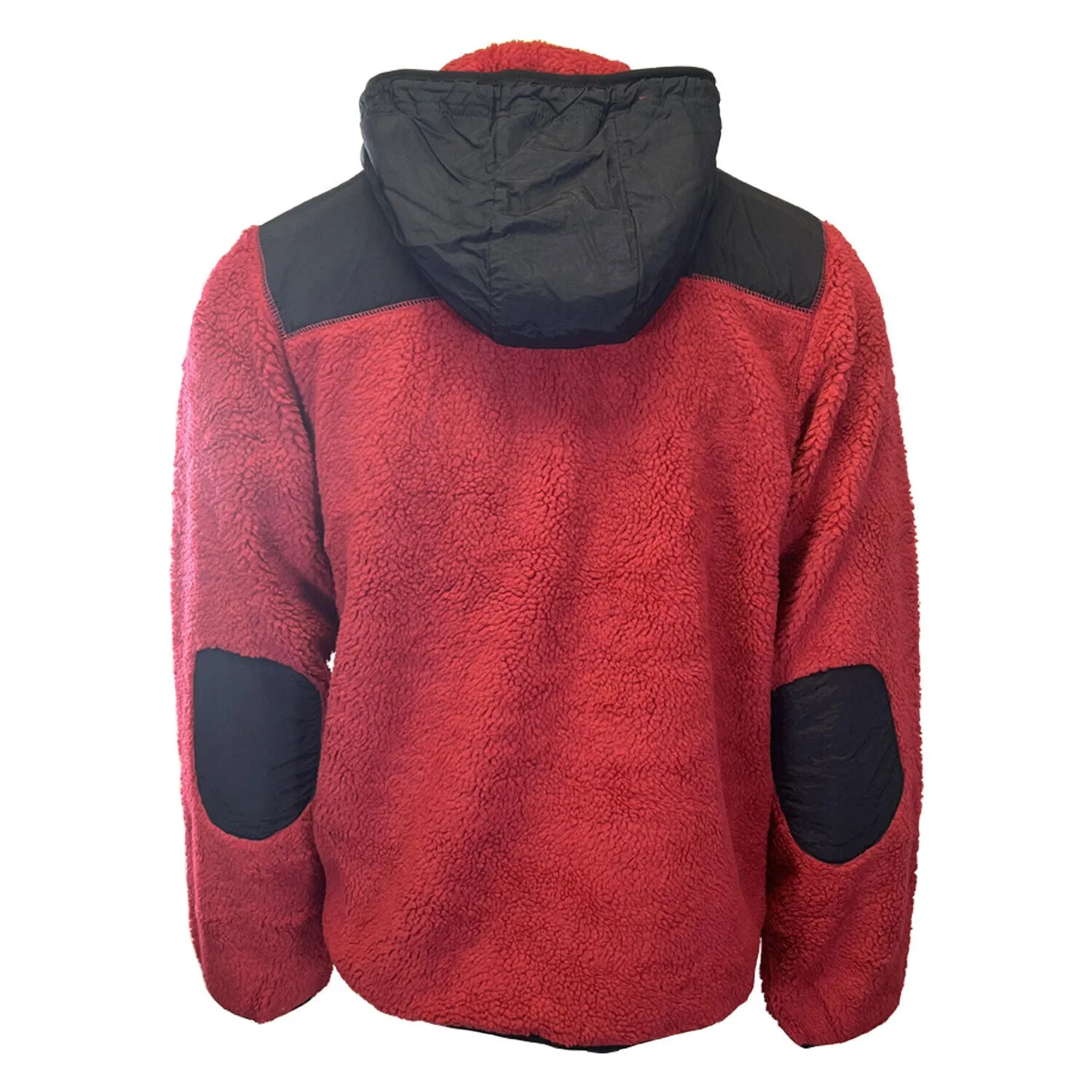 Jack & Jones Men's Red Jacket Authentic Sherpa Teddy Fleece (S02)