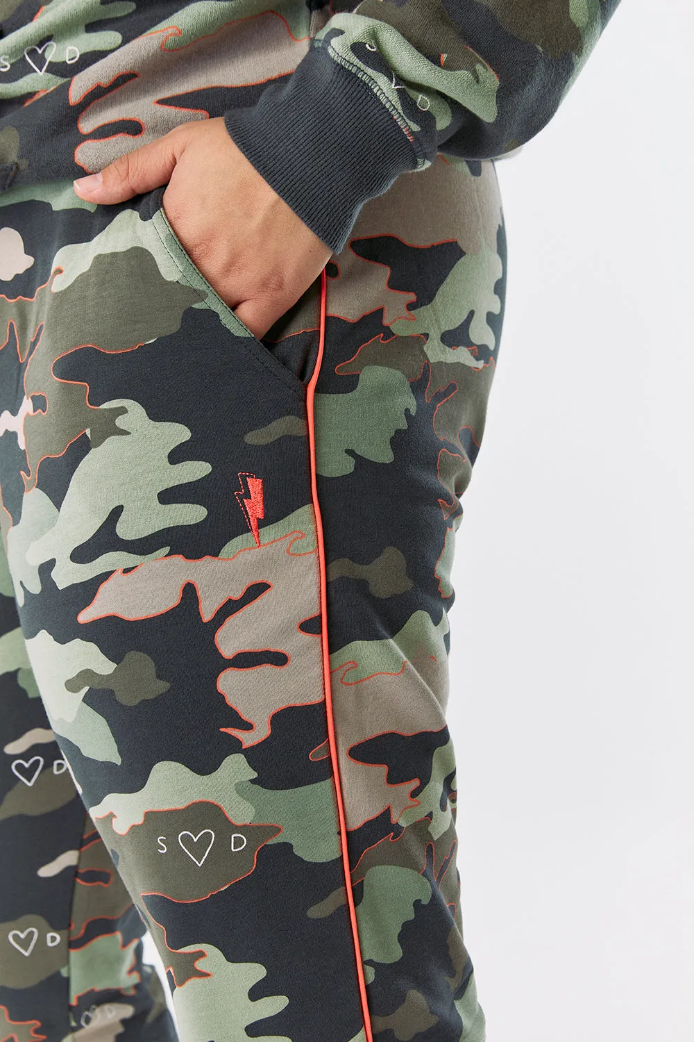 Khaki Camo Cosy Joggers