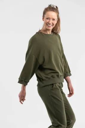 Luna Organic Jumper | Khaki