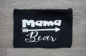 Mama Buzz Zipper Pouch - "Mama bear"