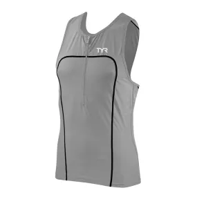 TYR Men's Carbon Triathlon Zipper Tank